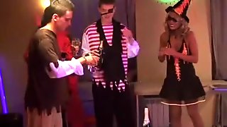 Real fucking at Halloween party