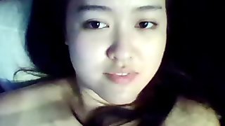 Stunning Curvy Asian Webcam Girl Masturbates