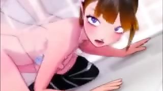 Cute Little 3D Anime Girl Sex