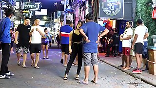 Pattaya Ambling Ulica Nightlife 2019 (Tajki Dzivczyny)